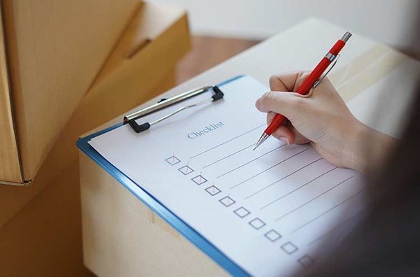 Checkliste für Umzug